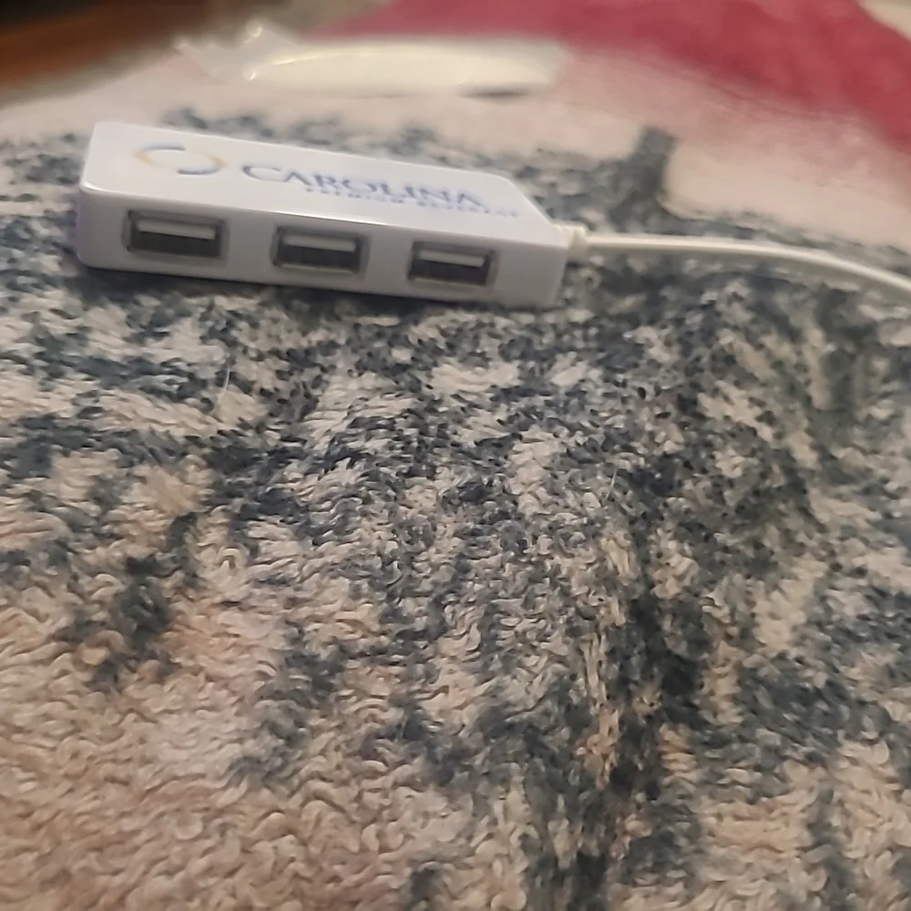 White Portable Charger